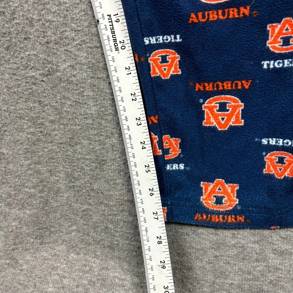 Genuine Stuff Auburn Tigers Fleece Pajama Pants‎ Unisex XL Navy Orange Logo
